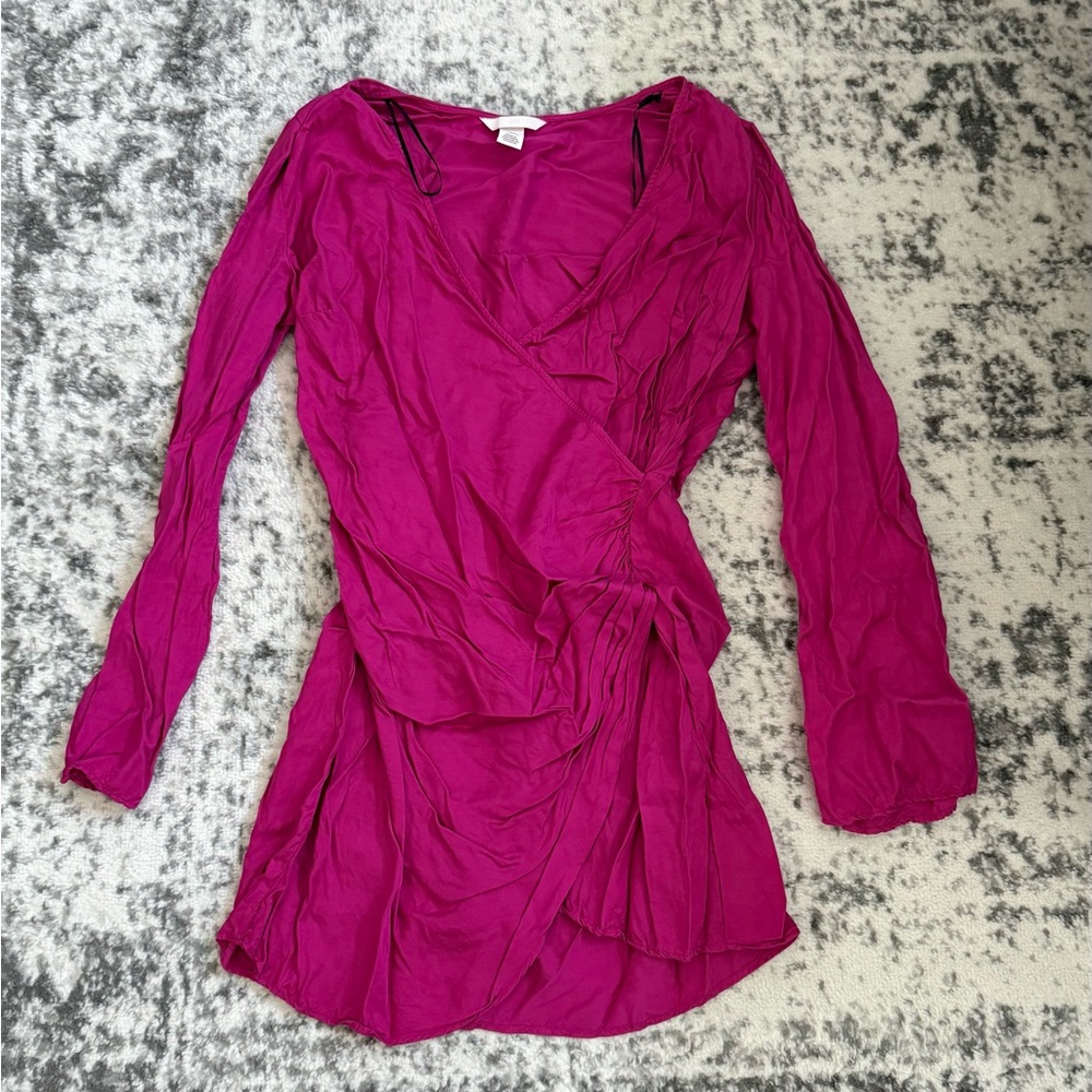 H&M Pink Wrap Dress